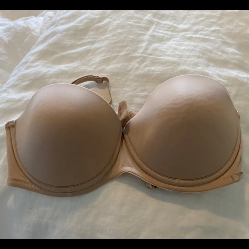 Calvin Klein Strapless Push Up Bra Nude 34c
